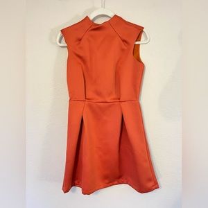 Rust Red Mini-Dress